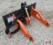 WIG XN-SPQ01-02 3-Point Adapter With PTO, Universal Skid Steer Mounts, 3-Pt Hitch With Top Link, CAT