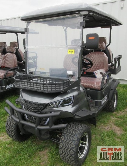 2025 IR IRGC80 Electric Golf Cart 4,000 Watt AC Motor, Top Speed: 24 MPH, Maximum Climbing Slope: