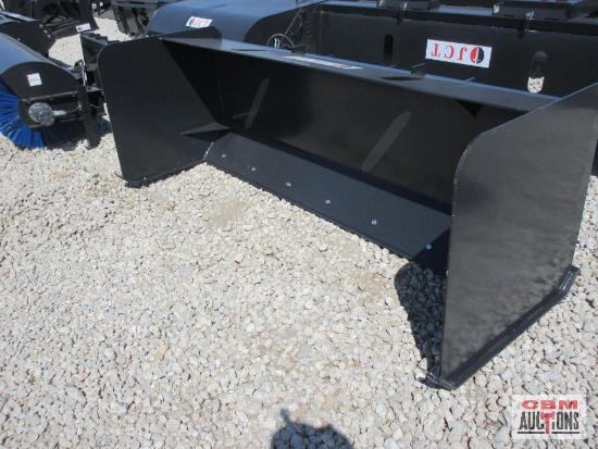 JCT 72" Skid Steer Snow Pusher Box With Adjustable Cutting Edge *3