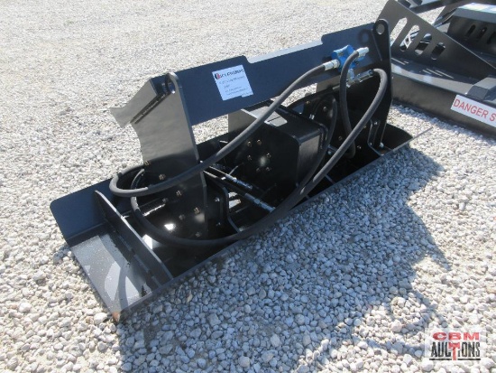 JCT 72" Vibratory Plate Compactor, Skid Steer Attachment Plate, Hoses & Ends *3