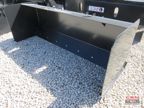JCT 72" Skid Steer Snow Pusher Box With Adjustable Cutting Edge *3