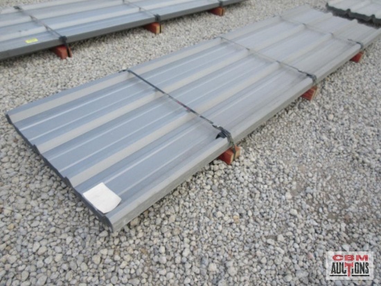 12' Galvannealed 24 ga Barn Metal Panel 36" Coverage 50+/- Pcs