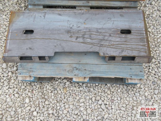 KC Skid Steer Weld On Closed Back Quick Attach Mounting Plate #63