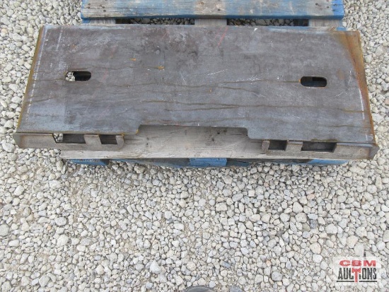 KC Skid Steer Weld On Closed Back Quick Attach Mounting Plate #63