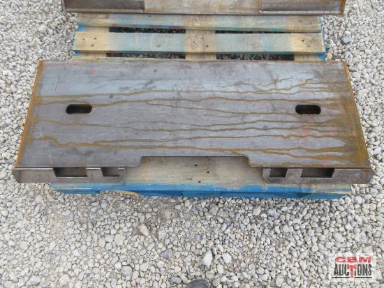 KC Skid Steer Weld On Closed Back Quick Attach Mounting Plate #63