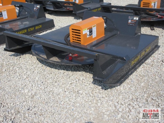 Wolverine BC-13-72W 72" Skid Steer Brush Cutter Mower With Hoses & Ends, Deck Built With 3/16"