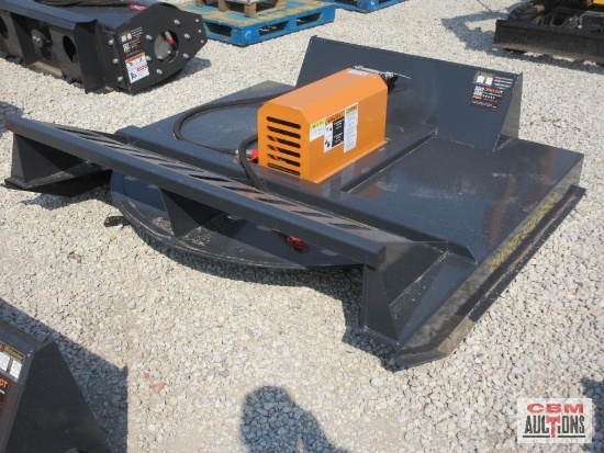 Wolverine BC-13-72W 72" Skid Steer Brush Cutter Mower With Hoses & Ends, Deck Built With 3/16"