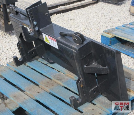 Wolverine PT-16-01C Skid Steer 3pt Quick Hitch Adapter, Class 1 S#0184