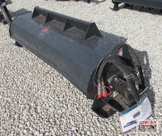 Wolverine TL-12-72W 72" Skid Steer Hydraulic Rotary Tiller With Hoses And Couplers 15-20 GPM S#0414