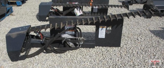 Wolverine SBM-12-72W Skid Steer 72" Hydraulic Sickle Bar Mower With Hoses And Couplers S#0096