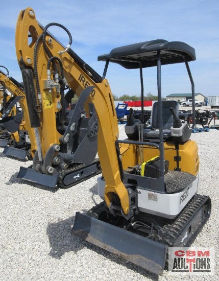 SD Launch IRE20 1.4-Ton Mini Excavator, 14HP Kubota Diesel, Pilot Controls, Swing Boom, Hydraulic