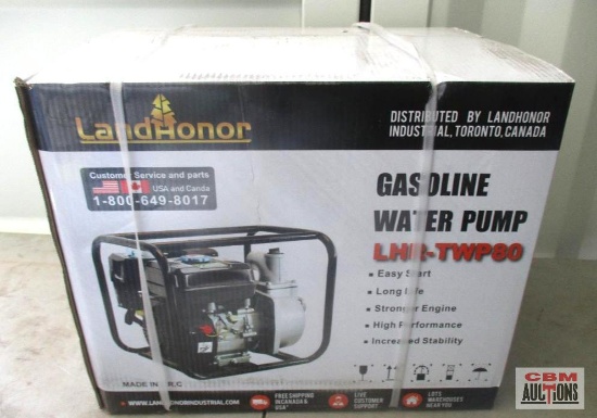 Landhonor LHR-TWP80 3" Semi-Trash Water Pump With 7hp *D8