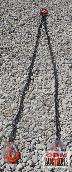 Landhonor LHR-G80 7' Double Legs Lifting Chain Sling Specification: 5/16" x 7' Grade: Grade 80