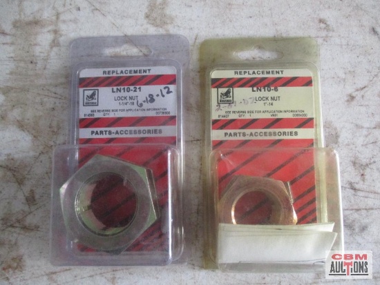 Tisco LN10-6 1"-14 Lock Nut & LN10-21 1-1/4"-18 Lock Nut *C23