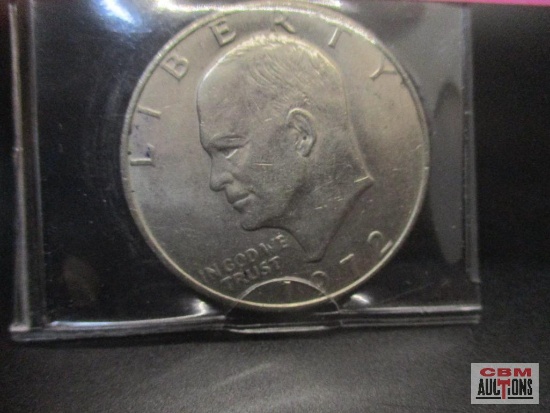 1972 Eisenhower Silver Dollar *Office
