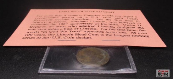 1909 1st Year Issue Lincoln Cent Penny (RARE) *Office
