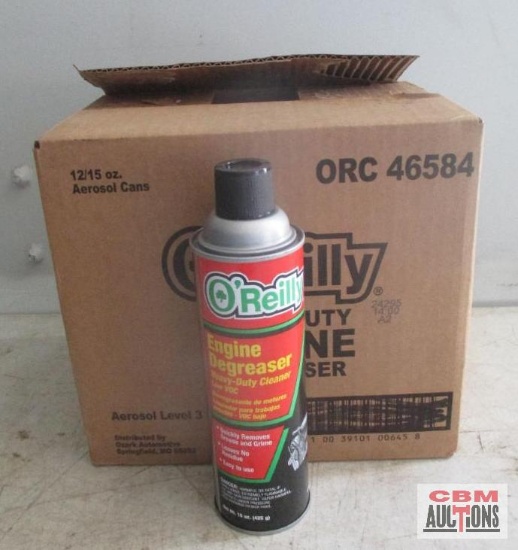 Engine Degreaser Heavy Duty Cleaner 15oz Aerosol Cans - Set of 12 *B10