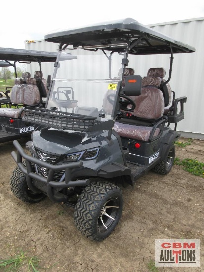 2025 IR IRGC80 Electric Golf Cart 4,000 Watt AC Motor, Top Speed: 24 MPH, Maximum Climbing Slope:
