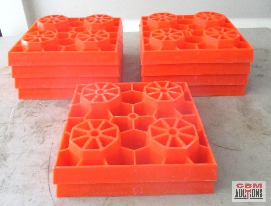 10 Orange Leveling Blocks *D12