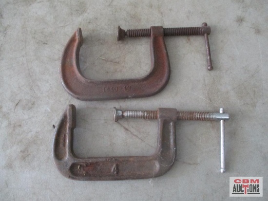 Pair of 4" C-Clamps *D7