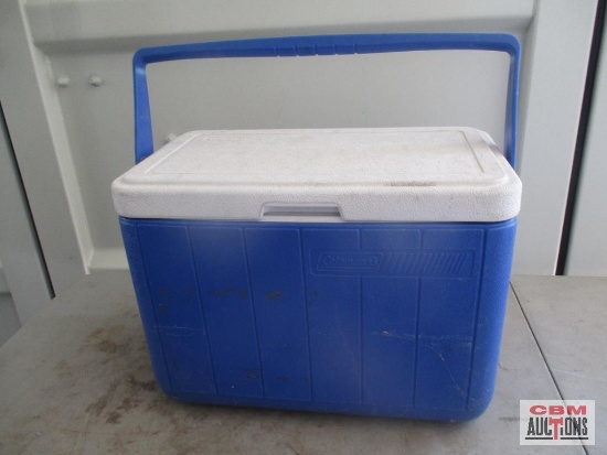 Coleman Blue & White Cooler *D16