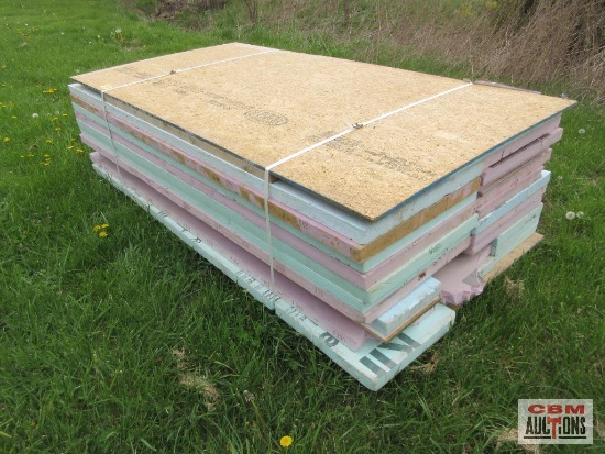 Bundle #8 (3) 7/16" x 4" x 8' OSB (15) 4' x 8' 2" Dow Foam (7) 16" x 8' 2" Dow Foam (1) 32" x 8'