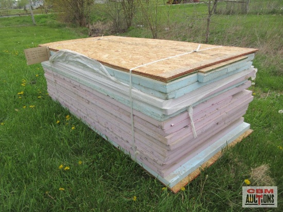 Bundle #7 (2) 7/16" x 4' x 8' OSB (4) 1' x 8' 2" Dow Foam (2) 4' x 8' 1" Dow Foam (13) 4' x 8' 2"