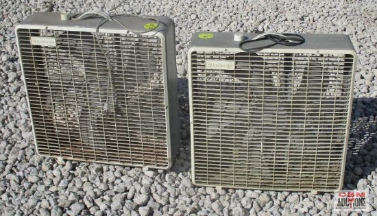 Pair of Box Fans *E12