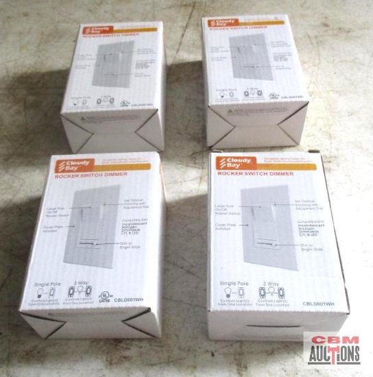 Cloudy Bay Rocker Switch Dimmer +/- 4 *C2