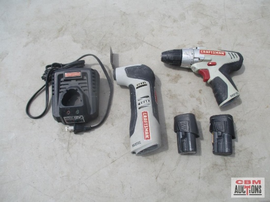 Craftsman Multi-Tool, Drill/Driver, Charger and Battery *B18