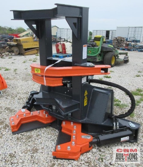 WIG XN-SJ01-14 14" Skid Steer Tree Shear With Grappler S#0014