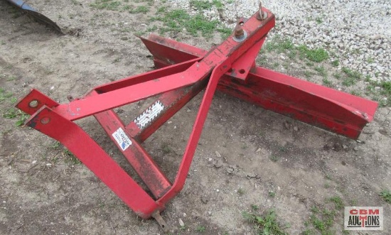 Red 4' 3Pt Rear Blade