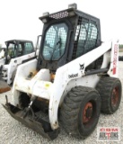 1996 Bobcat 863 Skid Steel Loader, Cab, Heat, Foot Controls, Aux Hydraulics, 1,792 Hrs, S#514412176