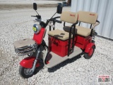 IRGC 40 Mini Golf Cart/Tricycle, Led Smart Screen, 3 Speeds, 60 Volt, 20A Long Life Battery S#2813