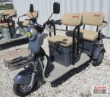 IRGC 40 Mini Golf Cart/Tricycle, Led Smart Screen, 3 Speeds, 60 Volt, 20A Long Life Battery S#1520