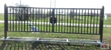 TM18-NCC 20' Heavy Duty Dual Swing Decorative Iron Entry Driveway Gates Mounted On Posts S#2419