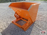Greatbear 1 Cu Yd Self Dumping Trash Hopper With Fork Pockets