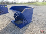 Greatbear 1 Cu Yd Self Dumping Trash Hopper With Fork Pockets