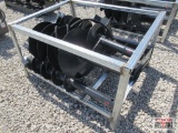 JCT Skid Steer Post Hole Digger Auger With 8
