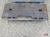 KC Skid Steer Weld On Closed Back Quick Attach Mounting Plate #63