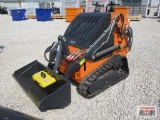 Landhero LDH-T460 Mini-Skid Steer Loader. 23Hp, Front Aux Hydraulics, Rubber Tracks, Stand On