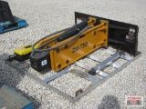 Wolverine CB-11-750F Skid Steer Hydraulic Breaker ZW-750, 750 Ft-Lb Class, Equipped W/Heavy-Duty