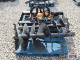 Wolverine ADB-13-1218R Skid Steer Hydraulic Post Hole Digger, Hex Drive, 12
