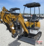 SD Launch IRE20 1.4-Ton Mini Excavator, 14HP Kubota Diesel, Pilot Controls, Swing Boom, Hydraulic