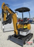 SD Launch IRE20 1.4-Ton Mini Excavator, 14HP Kubota Diesel, Pilot Controls, Swing Boom, Hydraulic