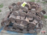 Steel Skid Steer Tracks (Approx 25 Pads Ea)