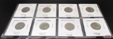 8 Buffalo Nickles (1918, 1920, 1925, 1926, 1927, 1929, 1936, 1937) *Office