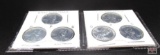 6 Steel War Cent Pennies P-D-S (1943) *Office