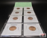 8 Lincoln Cent Penny Set (2009) *Office
