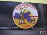 Half Dollar with Massachusetts Statehood Quarter Image (2000) *Office